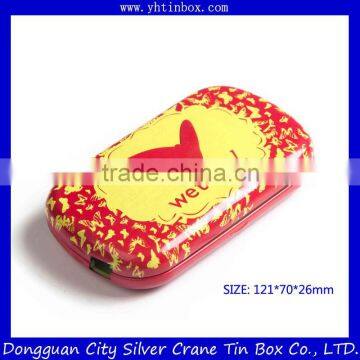 Decorative wet seal tin box