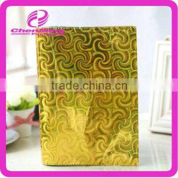 Yiwu custom gold holographic a5 book cover