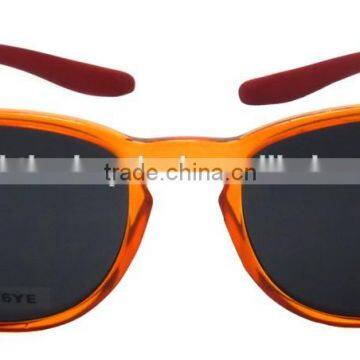 2015 High Quality Especial Design Transparent Colored Frame Interchangeable Long Temple Sunglasses