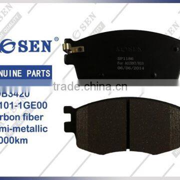 China brake pad factory for GDB3420