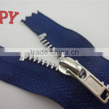 3# wholesale aluminum teeth zipper with normal slider