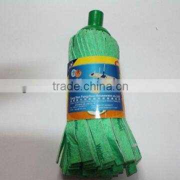 multi color non woven fabric strip wet mop head