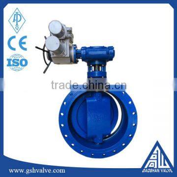 flange type double eccentric butterfly valve