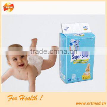 B grade 3D leakproof super thin baby diaper