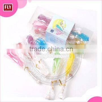 colorful crystal rock sugar stick