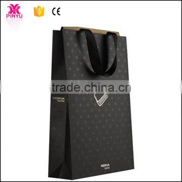 Shanghai produce famous brand art cardborad paper bag with all kinds of logo custom