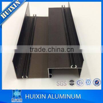 Popular OEM cream color Aluminium Extrusions Profiles for sliding window