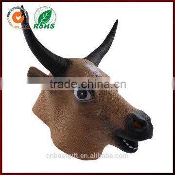 Manufacturers Full Head Rubber Animal Latex OX Bull Mask Halloween Minotaur Party Masks