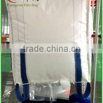 2 tons baffle flexible container bag for sand/fertilizer