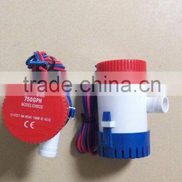 Hot 3000 GPH /8M Marine Bilge Pump 24V DC High Pressure Sea Water Pump