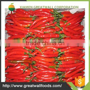 China Supply IQF Frozen Red Chilli With Good Price