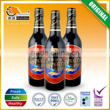 Natural healthy soy sauce for seafood