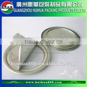 Best quality Aluminum peel off easy open end / foil seal lid/foil lid