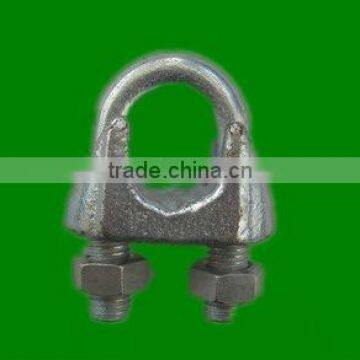 DIN741 malleable wire rope clips galvanised