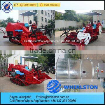 Whirlston 2016 Hot sale in TOGO middle rice wheat grain combine harvest machine