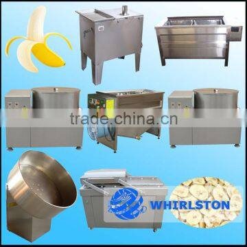 30kg/h Semi-automatic banana flakes production line/banana slicer machine