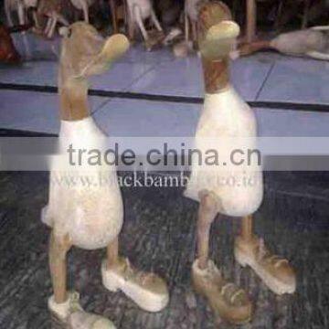 Bamboo Root Craft Duck