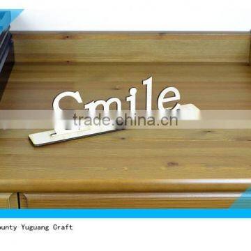 Custom Laser Cut Freestanding Wooden Sign With Base photo-3
