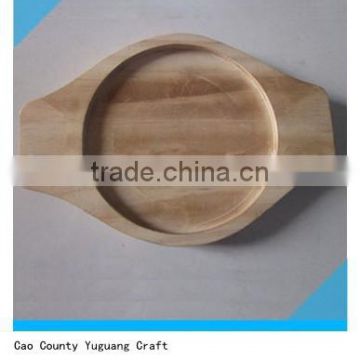 Round Shape Wooden Tray Wooden dinner Plate