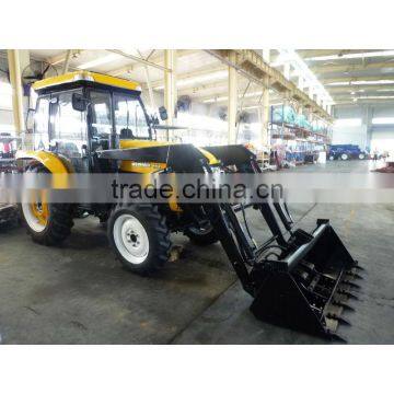 JINMA-454 45HP chinese tractors with 4 in 1 Front end loader And A/C Cabin