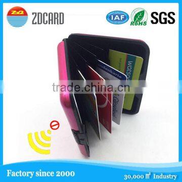 ID Credit Card Holder RFID Blocking Metal Aluminum Card Case