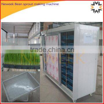 Neweek automatic water pouring animal fodder bean sprout making machine