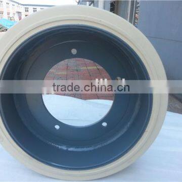 Small Solid Rubber Wheels 3.20-8 3.60-8 4.00-8 16x5-9 Used for Industry Trailer Machine photo-6