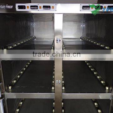 YSSTG0106 201 and 304 Stainless Steel DANFOSS Compressor 6 Bodies Mortuary Refrigerator photo-5