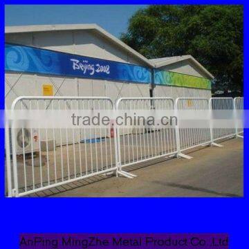 exported to Brazil durable galvanized crowd control temporary fence barricade for Olympic Games order and safe (AnPing Factory)