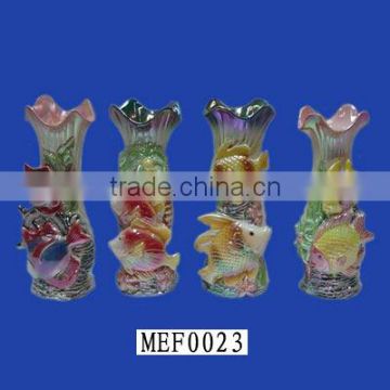 Decorative Tall flower holder novelty ceramic 3D floor vase