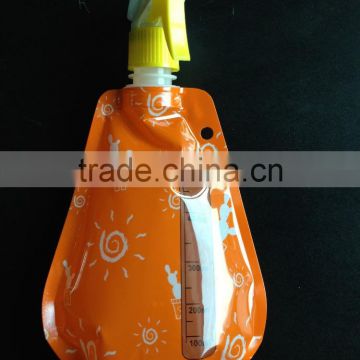 PVC Plastic flower bag pot