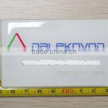 Windshield uhf rfid label for vehicle management or item tracking