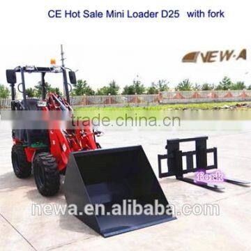 2016 Hot Sale D25 Loader 4WD Front Garden Loader photo-2