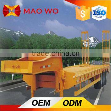 MAOWO 2 Axle 30 Ton Low Flatbed Semi Trailer for Excavator Transport photo-5