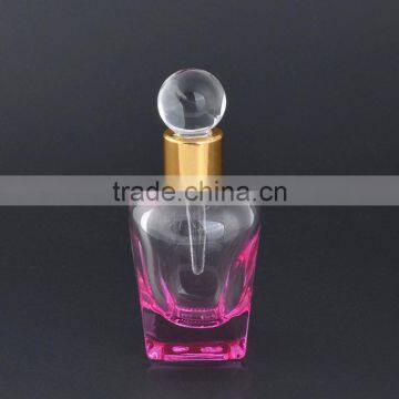 MUB New Arrived 17ml Coloreed Unique Shape Empty Glass Dropper Attar Bottle With Glass Stick Cap photo-3
