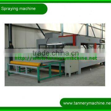 Pu leather spraying machine for tannery