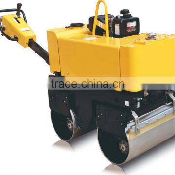 YL34 /34CGasoline Engine 65Hz 17kN 680mm hydraulic driven walking behind double steel drum vibratory road roller