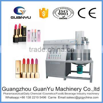 50L stainless steel 316L vacuum emulsifying mixer for lip gloss heating and mixing and dispersing