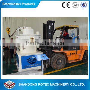 1-1.5T/H Vertical Ring Die Tree Braches Leaf Corn Cob Wood Sawdust Pellet Mill photo-4