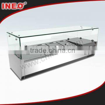 71 Inch Stainless steel Salad Table/Merchandiser Refrigerator/Salad Sandwich Refrigerator