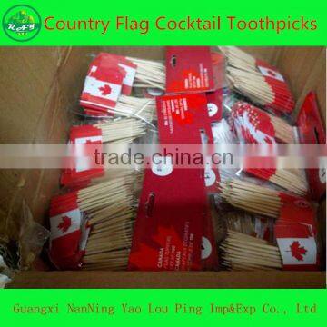 Tableware Decoration Wooden Toothpick Flag photo-2