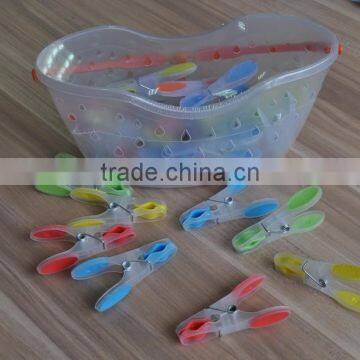 High quality Clothes pegs with basket with cheap price