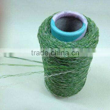 Artificial Landscaping Grass Yarn with Straight and Texured Monofilament for Garden Turf