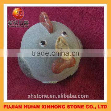 Lovely White Marble Dog Stone Craft Table Decoration photo-4