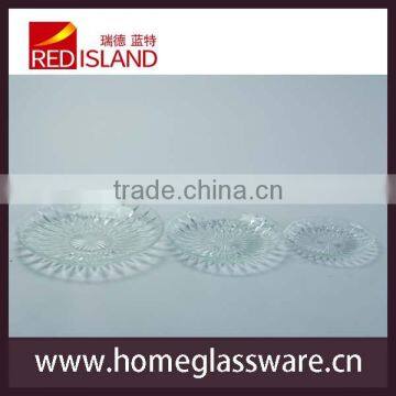 6 Inch Fresh Fruit Salad Glass Plate photo-5