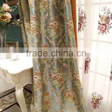 Pastoral Floral Designed Living Room Bay Window Curtain, Romantic Wedding Bedroom Window photo-4