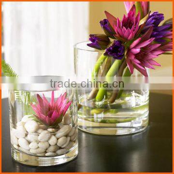 Hot selling crystal glass vases for florist