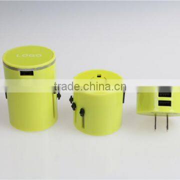 USB Global Travel Adapter For New Year's Gift and Travel Gift of 3.1A With LED Light photo-3
