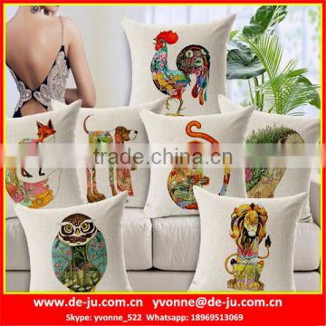 Colorful Animal Totem Ucar Cushion