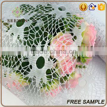 Hot Poly Flower Packing Deco Poly Mesh Roll For Christmas Gift Wrap Sun Flower Gilt Net photo-2